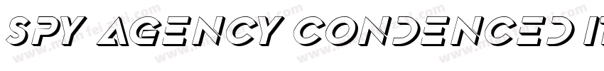 Spy Agency Condenced Italic字体转换
